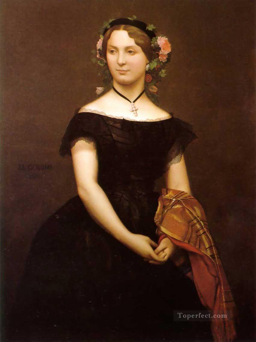 Portrait of Mlle Durand Jean Leon Gerome Oil Paintings